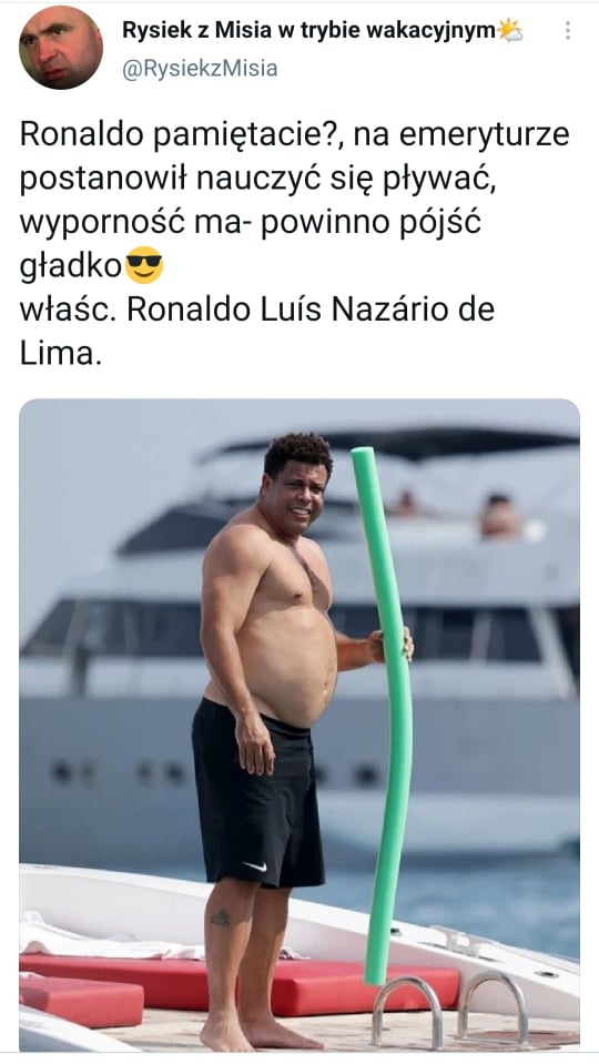 Wakacyjna FORMA Ronaldo Nazario